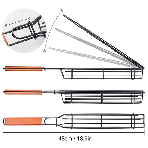 Reusable Kabob Grill Baskets