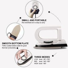 Load image into Gallery viewer, Portable Handheld Iron With Universal Plug