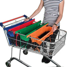 Load image into Gallery viewer, 4 in 1 reusable shopping cart bags