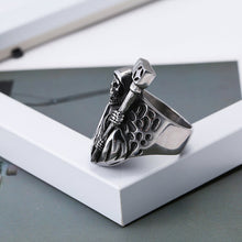 Load image into Gallery viewer, Vintage Rugged Skull Rings