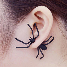 Load image into Gallery viewer, Halloween Gothic Spider Earrings