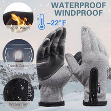 Load image into Gallery viewer, Unisex Winter Warm Waterproof Touch Screen Gloves