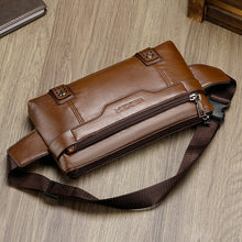 Load image into Gallery viewer, Men&#39;s casual retro waterproof crossbody chest bag