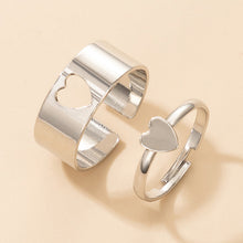 Load image into Gallery viewer, New Fashion Alloy Metal Couples Ring