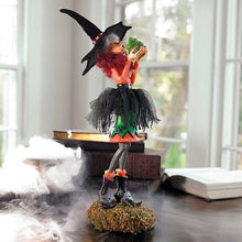 Load image into Gallery viewer, Halloween Witch Resin Ornament