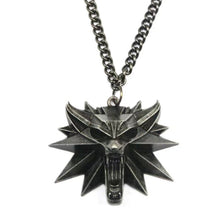 Load image into Gallery viewer, Wolf Head Pendant Necklace