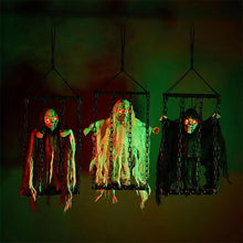 Load image into Gallery viewer, Halloween Prop Animated Caged Skeleton