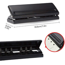 Load image into Gallery viewer, Adjustable 6-Hole Punch Paper Puncher
