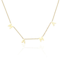 Load image into Gallery viewer, Letter Necklace for Mama