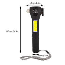 Load image into Gallery viewer, Safety Hammer Glare Flashlight