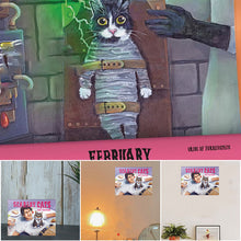 Load image into Gallery viewer, Scaredy Cats 2025 Monthly Calendar
