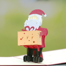 Load image into Gallery viewer, Santa Clause Pop Up Card