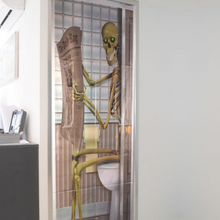 Load image into Gallery viewer, Skeleton Restroom Door Sticker