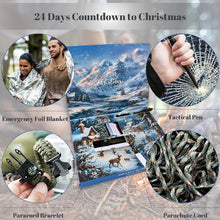 Load image into Gallery viewer, Survival Tools Advent Calendar for Adult Teen 24 Days Christmas Countdown