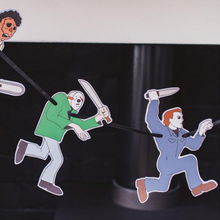 Load image into Gallery viewer, Santa Carla Vampires Garland Horror Decoration
