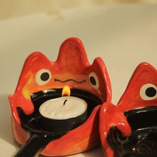 Load image into Gallery viewer, Adorable Fire Demon Candle Holder