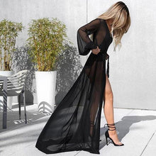 Load image into Gallery viewer, New Sexy Perspective Pure Color Beach Vacation Dress.AQ