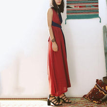 Load image into Gallery viewer, New V Collar Backless Beach Vacation Dress.AQ