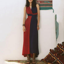 Load image into Gallery viewer, New V Collar Backless Beach Vacation Dress.AQ