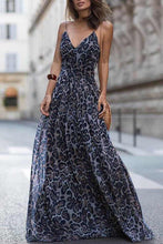 Load image into Gallery viewer, New Sexy Leopard Print Sleeveless Maxi Dress.AQ