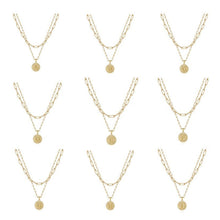 Load image into Gallery viewer, Gold Initial Necklaces for Women