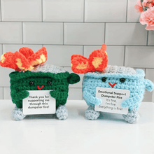Load image into Gallery viewer, Saker Crochet Dumpster Raging Fire