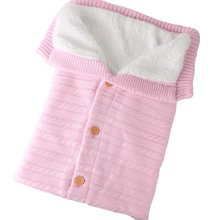 Load image into Gallery viewer, Baby knit button sleeping bag