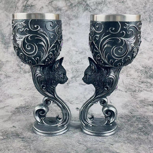 Magic Style Stainless Steel Vintage Goblet