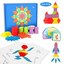 Load image into Gallery viewer, Wooden Jigsaw Puzzle Set (155 PCs)