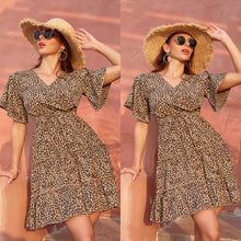Load image into Gallery viewer, French Printed Chiffon Dress