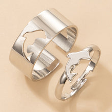 Load image into Gallery viewer, New Fashion Alloy Metal Couples Ring