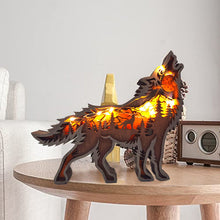 Load image into Gallery viewer, 3D Hollow Wooden Forest Animal Ornament