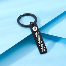 Load image into Gallery viewer, Personalized Music Keychain