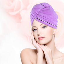 Load image into Gallery viewer, Hair-Drying Towel Cap