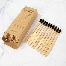 Load image into Gallery viewer, New Design Mixed Color Bamboo Toothbrush