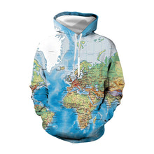 Load image into Gallery viewer, World Map Men's T-shirt &amp; Hoodie