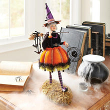 Load image into Gallery viewer, Halloween Witch Resin Ornament