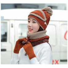 Load image into Gallery viewer, Women's Winter Scarf Set