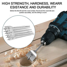 Load image into Gallery viewer, Titanium Plated Flat Drill Set