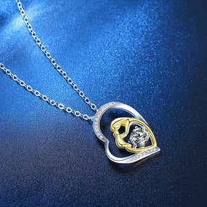Zircon Heart Necklace