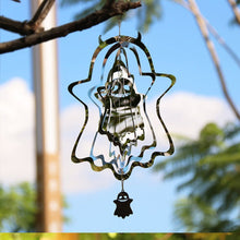 Load image into Gallery viewer, Halloween Themed 3D Optical Illusion Hanging Wind Spinner