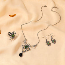Load image into Gallery viewer, Retro Style Halloween Spider Jewelry Set