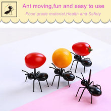 Load image into Gallery viewer, Hardworking Ants Moving Fruit Fork (12 PCs)