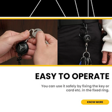 Load image into Gallery viewer, High Resilience Telescopic Rope Key Ring