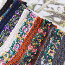Load image into Gallery viewer, Idearock Vintage Embroidered Floral Socks (5 pairs)