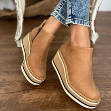 Load image into Gallery viewer, Platform Heeled Boots with Zipper