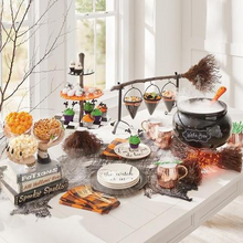 Load image into Gallery viewer, Halloween Broom Table Decoration