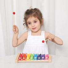 Load image into Gallery viewer, Wooden Octave Knocking Piano Baby Beat Xylophone