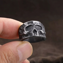 Load image into Gallery viewer, Irregular Punk Style Skull Ring