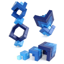 Load image into Gallery viewer, DIY Wooden Rainbow Block Toys